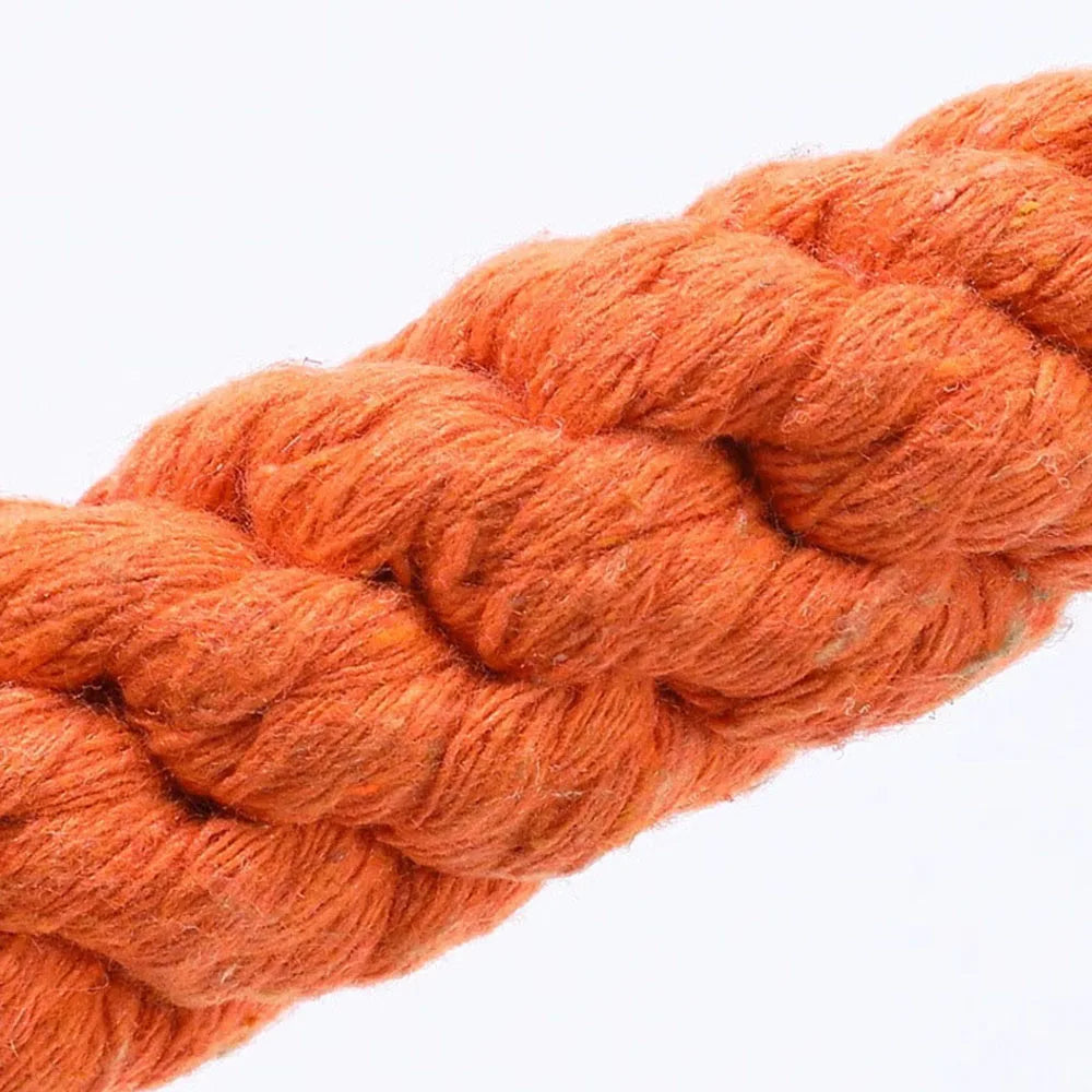 1Pc Carrot Dog Bite Rope Toy – Durable Braided Cotton Chew Toy for Puppies & Small Dogs – Safe, Molar & Teeth Cleaning Toy