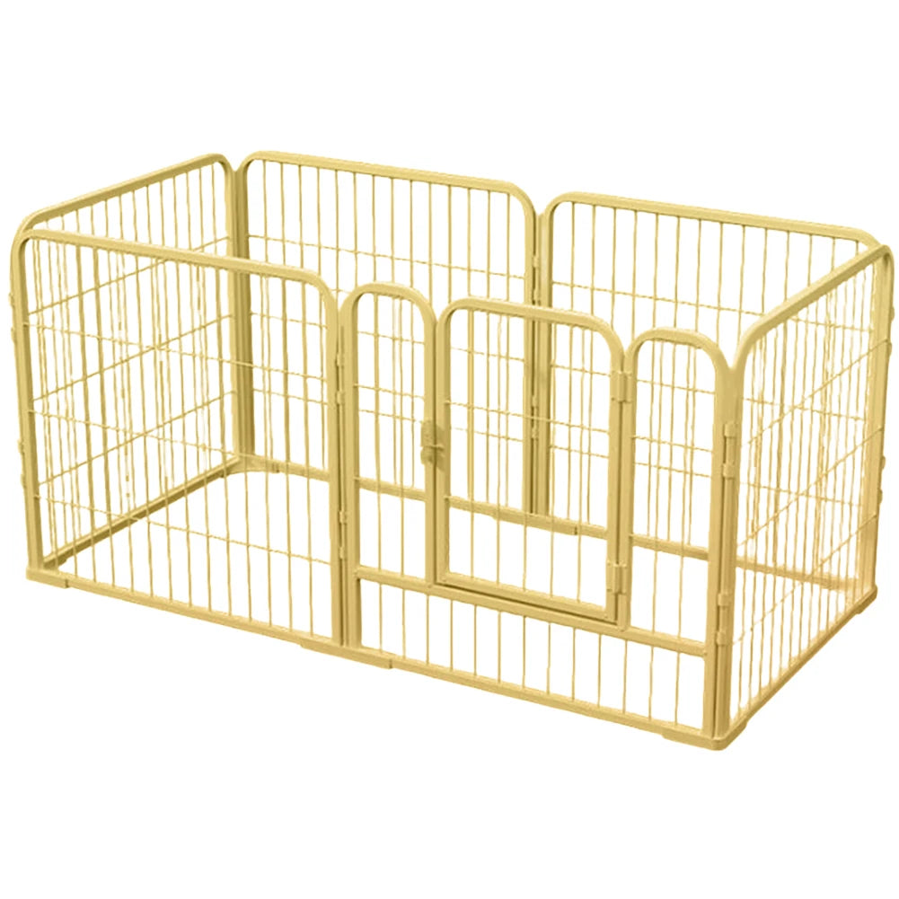 6-Panel Foldable Dog Playpen – Heavy-Duty Pet Exercise Fence for Dogs, Puppies, Cats & Rabbits