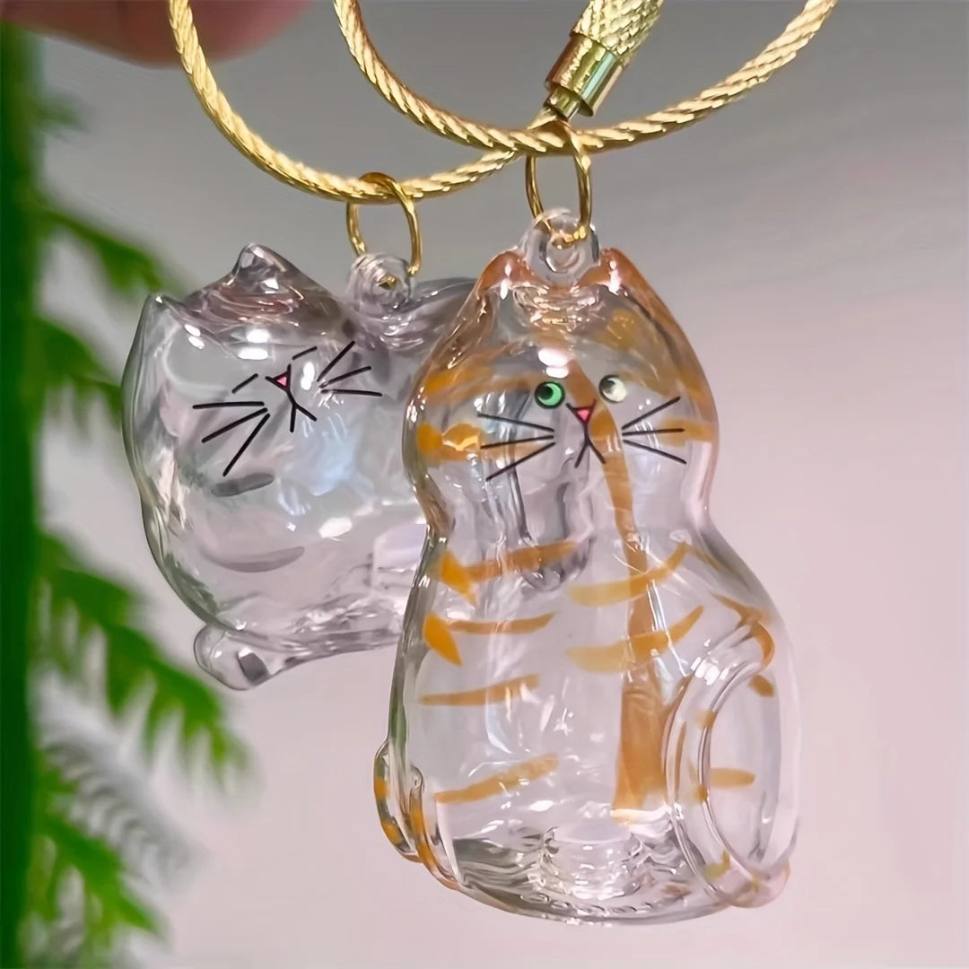 Pet Hair Memorial Keepsake Bottle Keychain – Cat & Dog Hair Memory Jar Urn for Pet Lovers