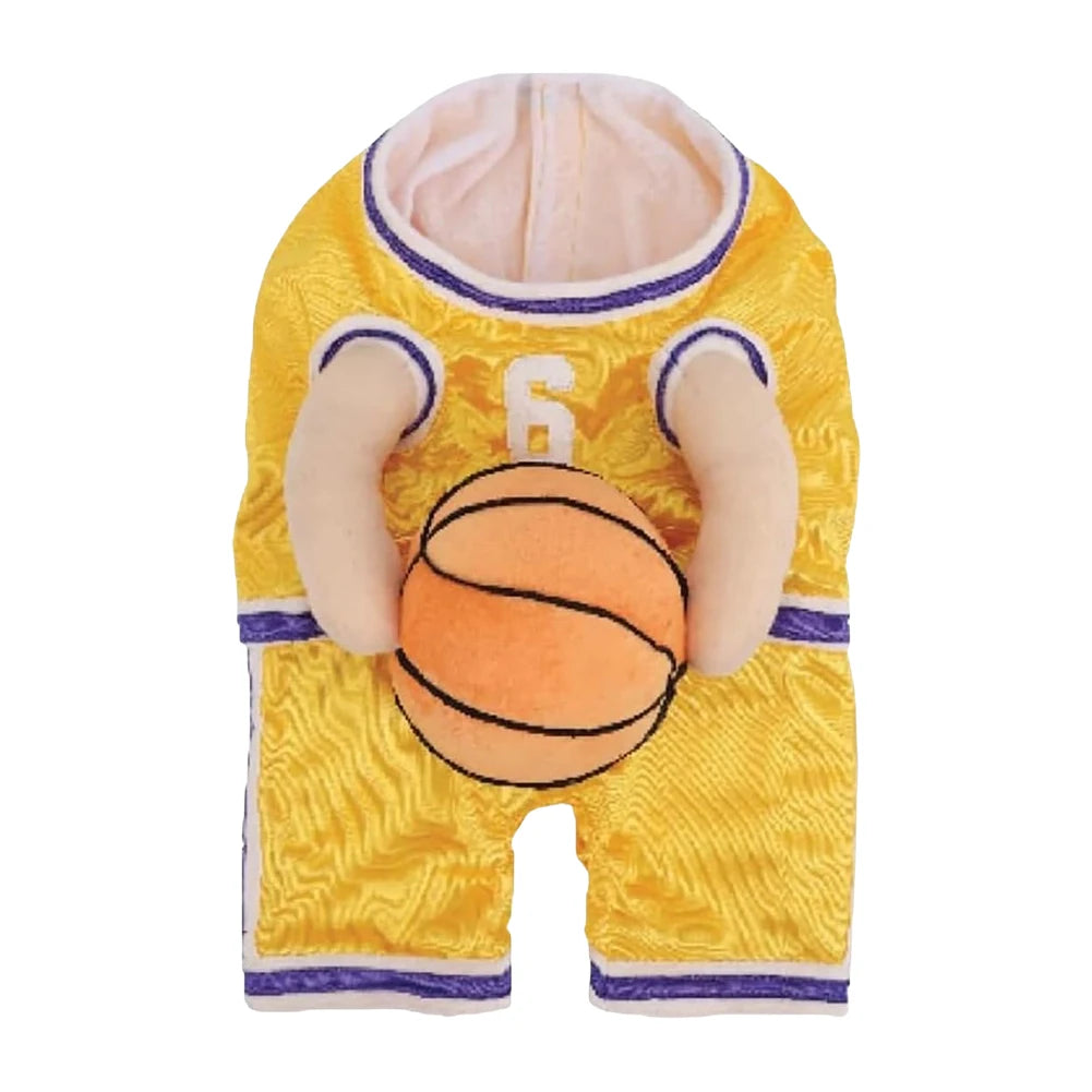 Dog Basketball Player Costume – Funny Sports Outfit with Ball for Halloween & Christmas