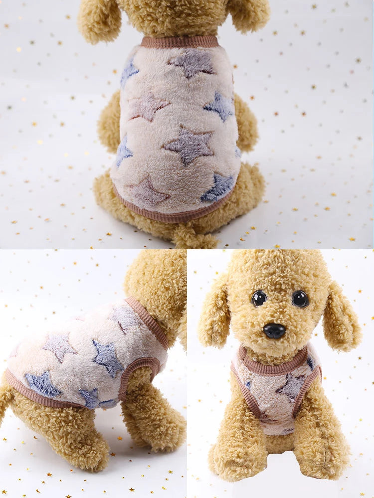 Soft Fleece Winter Dog Coat – Warm Jacket for Small & Medium Dogs and Cats