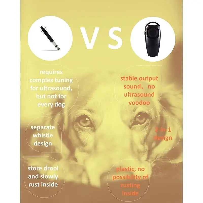 Professional Dog Training Whistle – High-Frequency Recall Tool for Bark Control, Obedience & Hunting