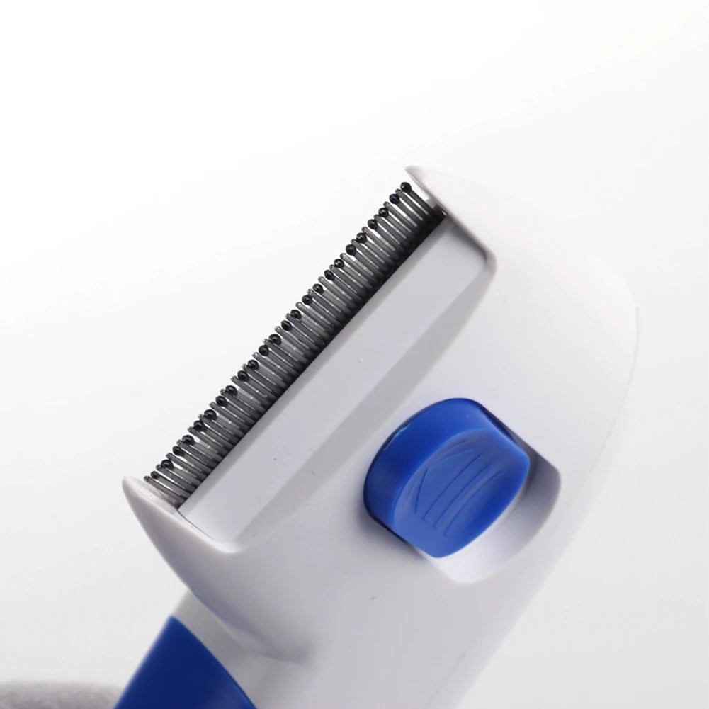 Electric Flea Comb for Cats & Dogs – Safe Anti-Flea & Tick Removal Tool | Kills Fleas, Removes Dandruff & Hair Stains