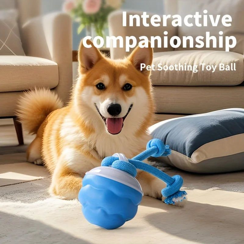 Smart Interactive Rolling Ball for Dogs – Durable Electric Chew-Proof Toy with Self-Entertainment & Teeth Grinding