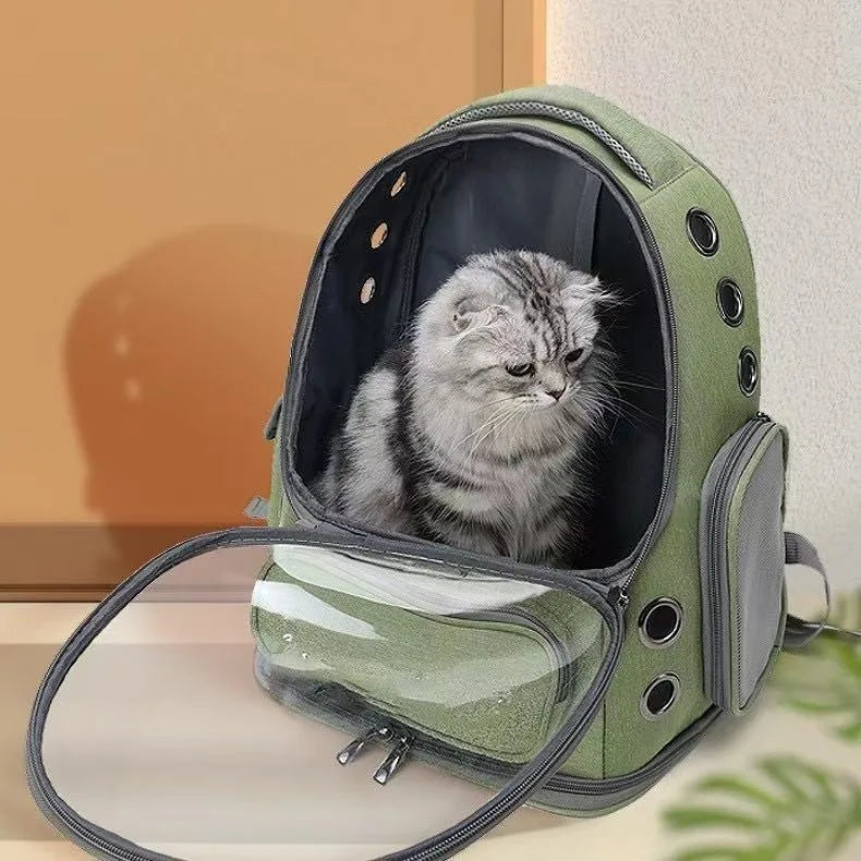 Cat Backpack Carrier – Travel Bag for Large Cats & Small Dogs (MXDYP01)