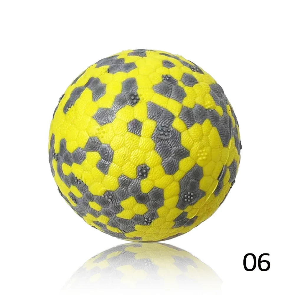 EPTU Rubber Dog Ball – High Elastic Bite-Resistant Chew & Fetch Toy, Interactive Flying Ball for Dogs