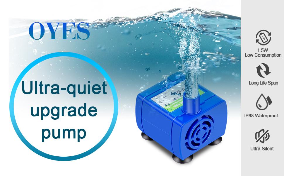 Replacement Water Pump for Cat Water Fountain with LED Light – USB Pet Dispenser Motor for Cats & Dogs