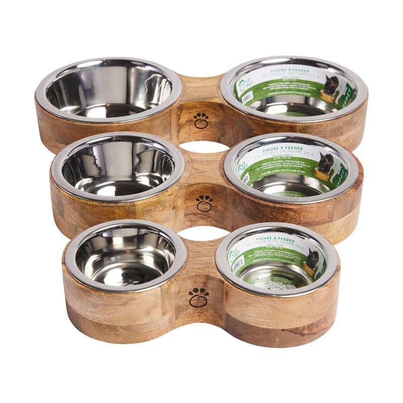 FIGURE-8 Feeder Dog bowls