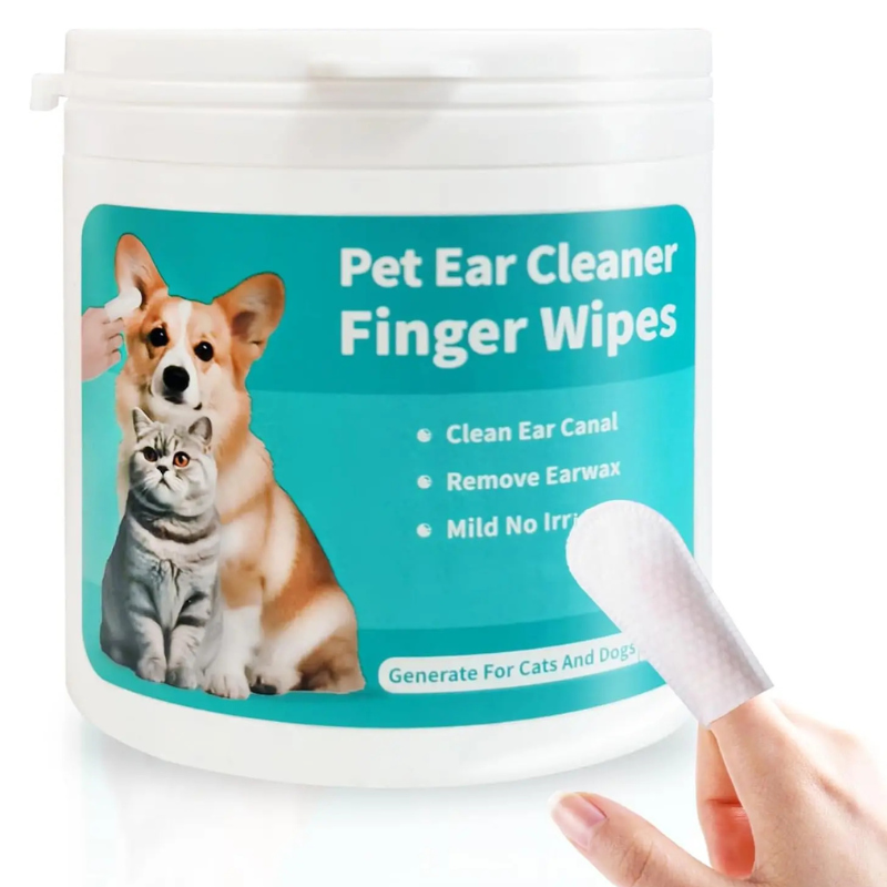 Pet Ear Wipes for Dogs & Cats – Easy Otic Cleaning