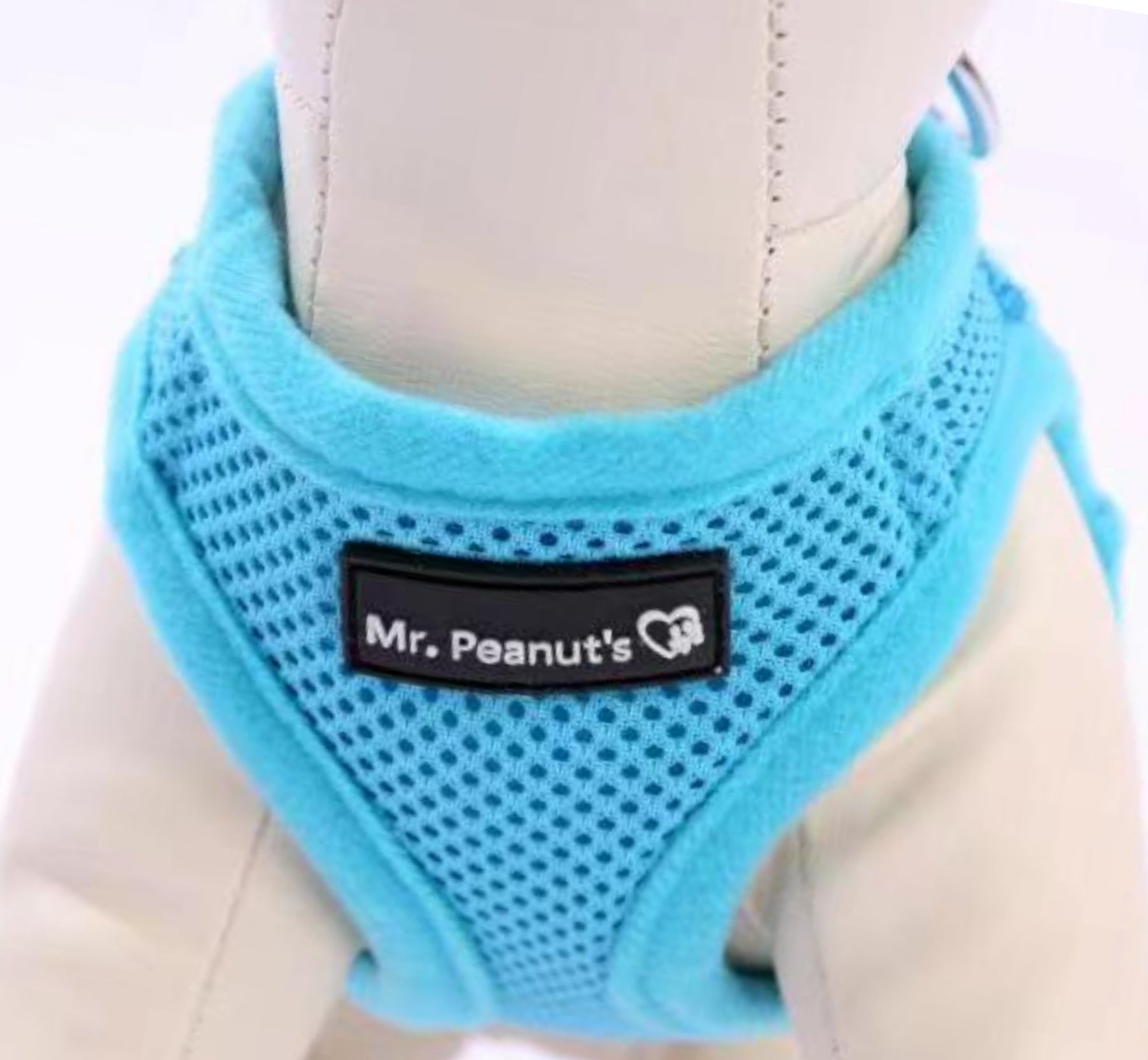 Mr. Peanut's PetTrek Soft Mesh Pet Harness with Matching Leash – Adjustable, Breathable, Choke-Free