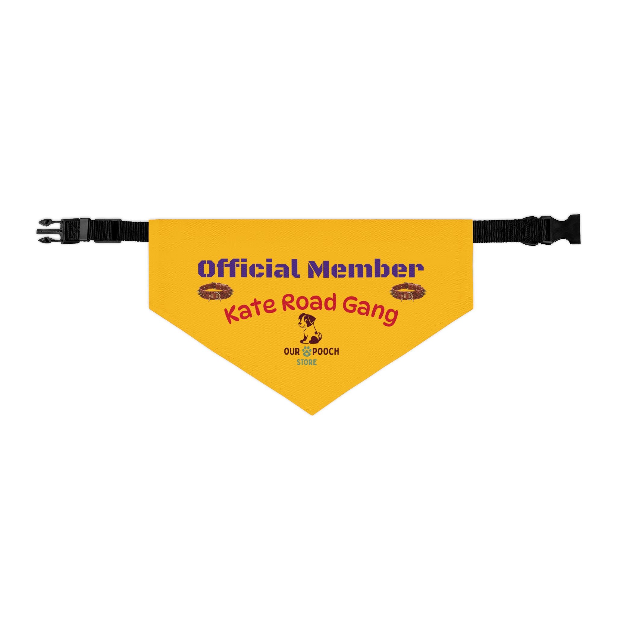 Pet Bandana Collar - Mischievous Dog Gang Design