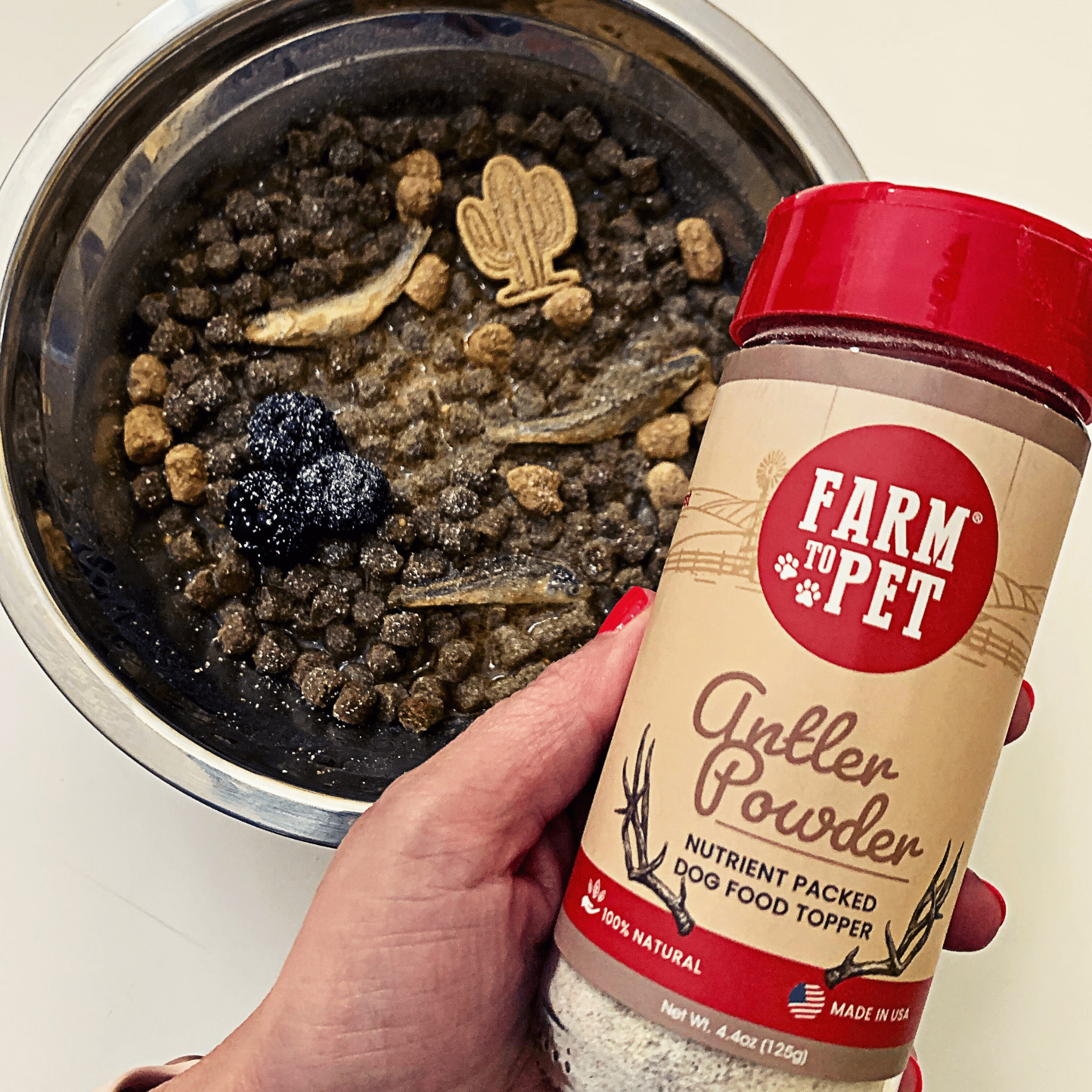 Toppers Powder Treat Topper Antler Powder Dog Food Topper | Nutritional Supplement fo ...