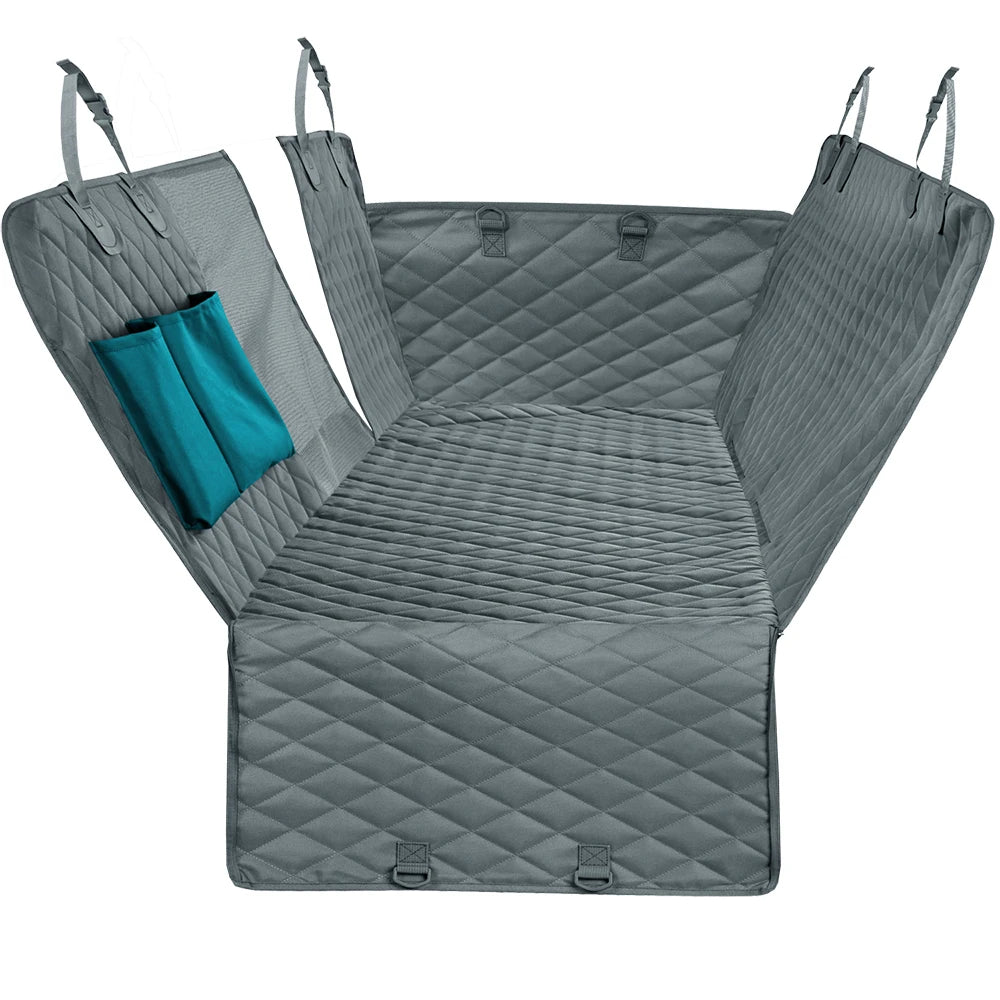 PETRAVEL Dog Car Seat Cover – Waterproof Rear Seat Hammock Protector | Pet Travel Safety Carrier Mat for Dogs