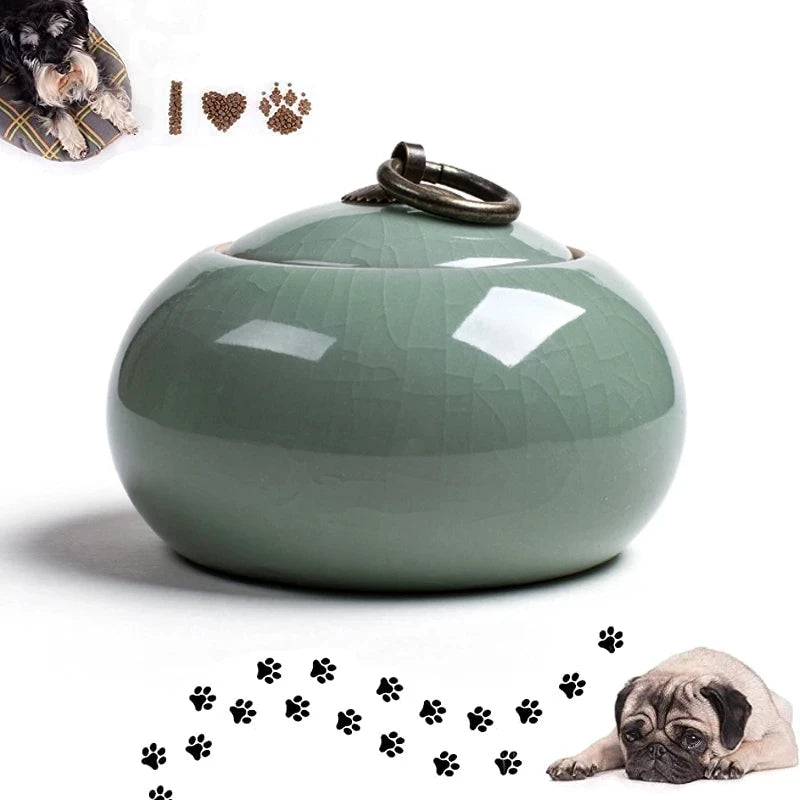 Handmade Ceramic Pet Urn for Small Dogs, Cats & Rabbits – Memorial Ash Keepsake