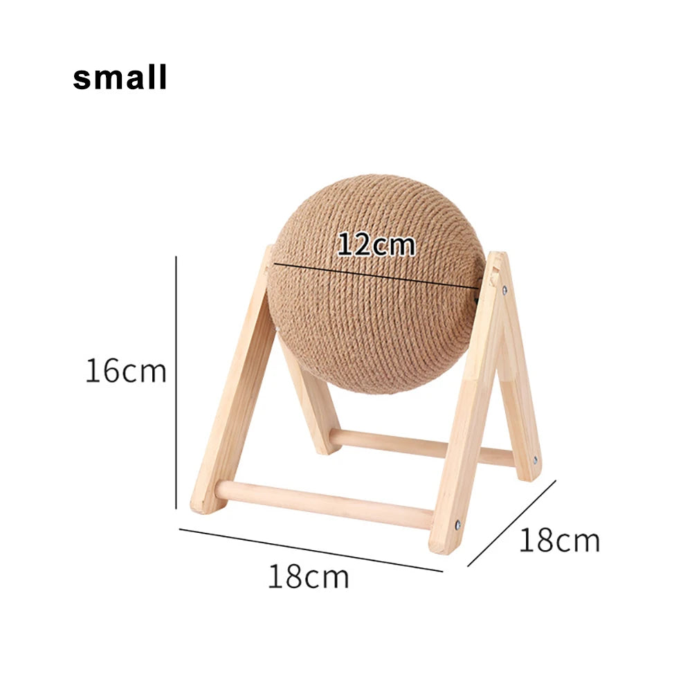 Cat Scratching Ball Toy – Sisal Rope Paw Grinding Toy for Kittens & Cats