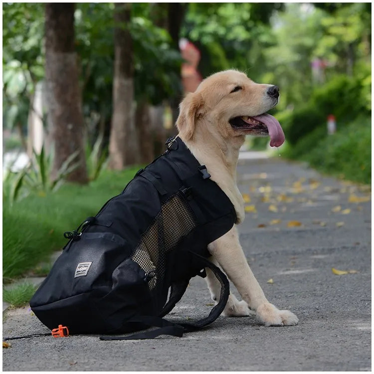 Hiking Pet Dog Carrier Travel Backpack – Breathable Outdoor Pet Bag for Dogs & Cats