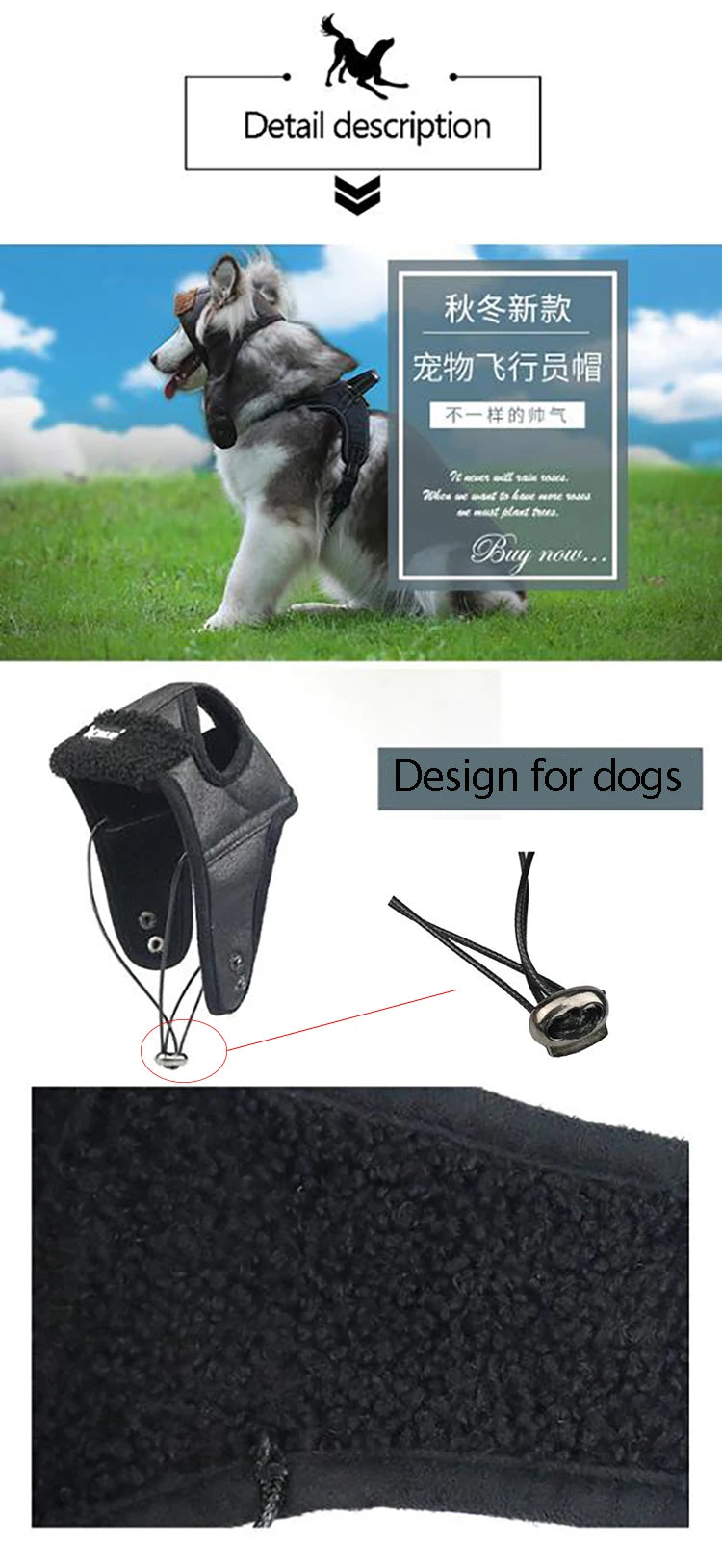 Winter Pilot Pet Hat – Warm Cashmere Cap for Small Dogs & Puppies