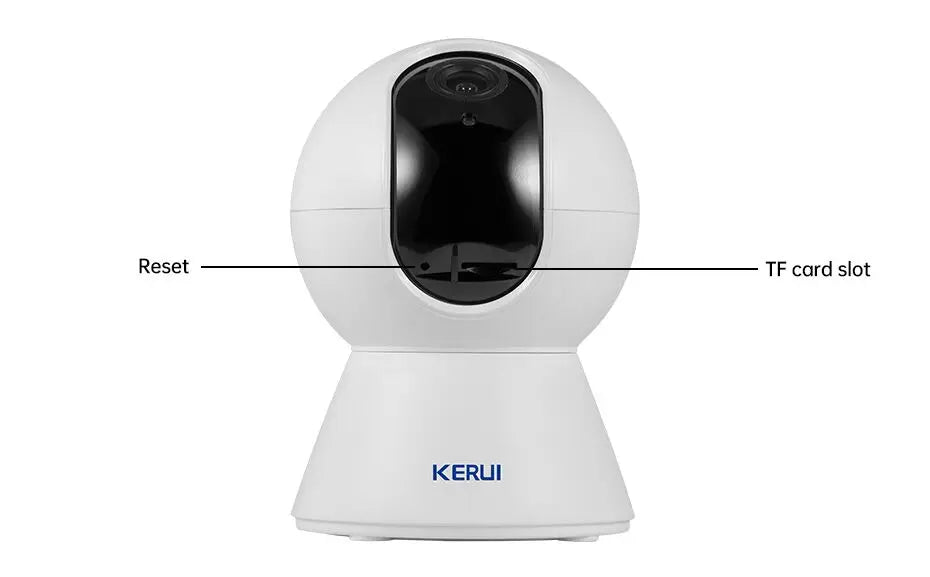 KERUI 5MP Mini Indoor WiFi Camera – Smart IP CCTV with Auto Tracking & Tuya App Support
