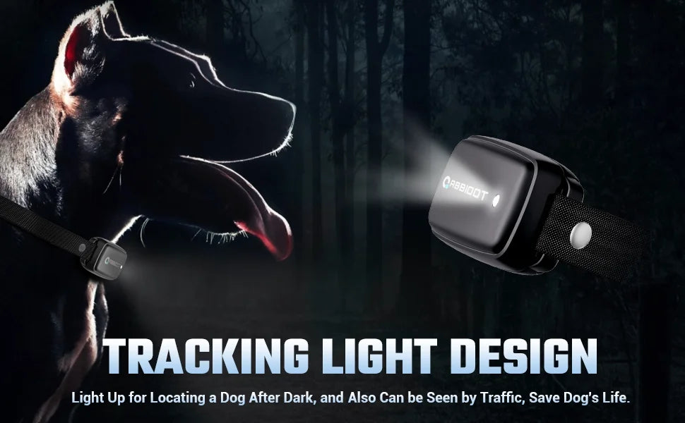 ABBIDOT T30 Dog Training Collar – 3300ft Remote Rechargeable Shock Collar for Large Dogs