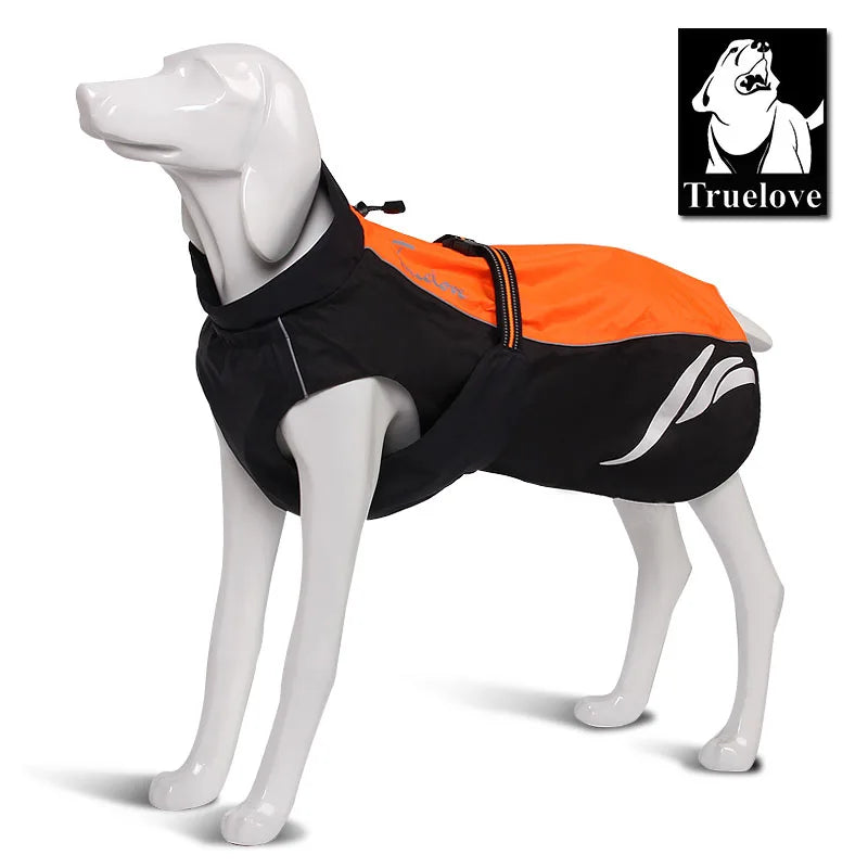 Truelove Waterproof Reflective Dog Coat – All-Weather Outdoor Rain Jacket Vest