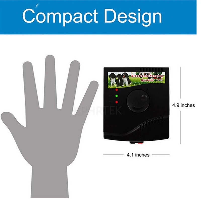 W-227B In-Ground Electric Dog Fence – Rechargeable Pet Containment & Training System