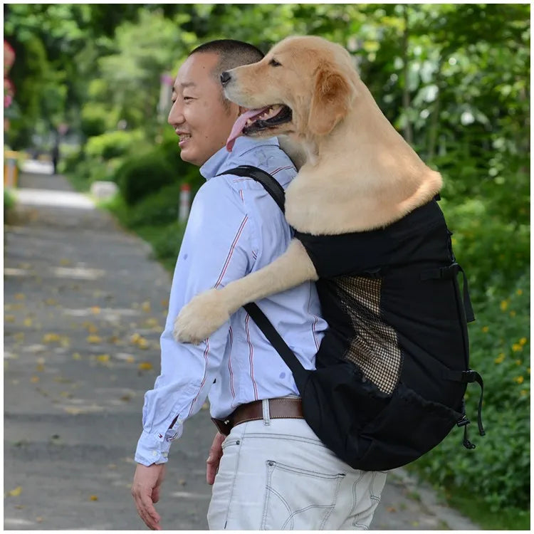 Hiking Pet Dog Carrier Travel Backpack – Breathable Outdoor Pet Bag for Dogs & Cats