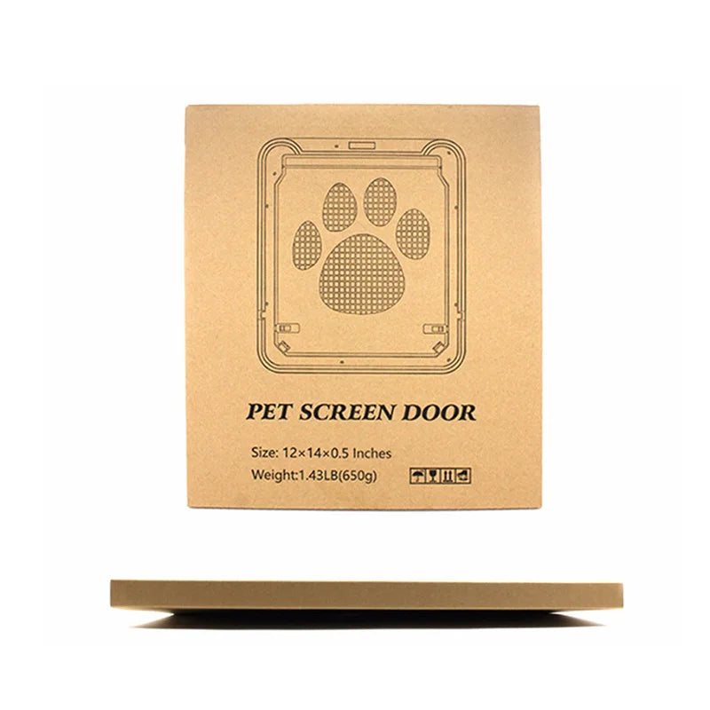 4-Way Lockable Pet Door – Safe Access Flap for Cats & Dogs