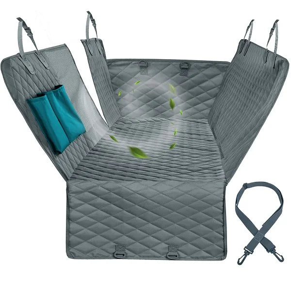 PETRAVEL Dog Car Seat Cover – Waterproof Rear Seat Hammock Protector | Pet Travel Safety Carrier Mat for Dogs
