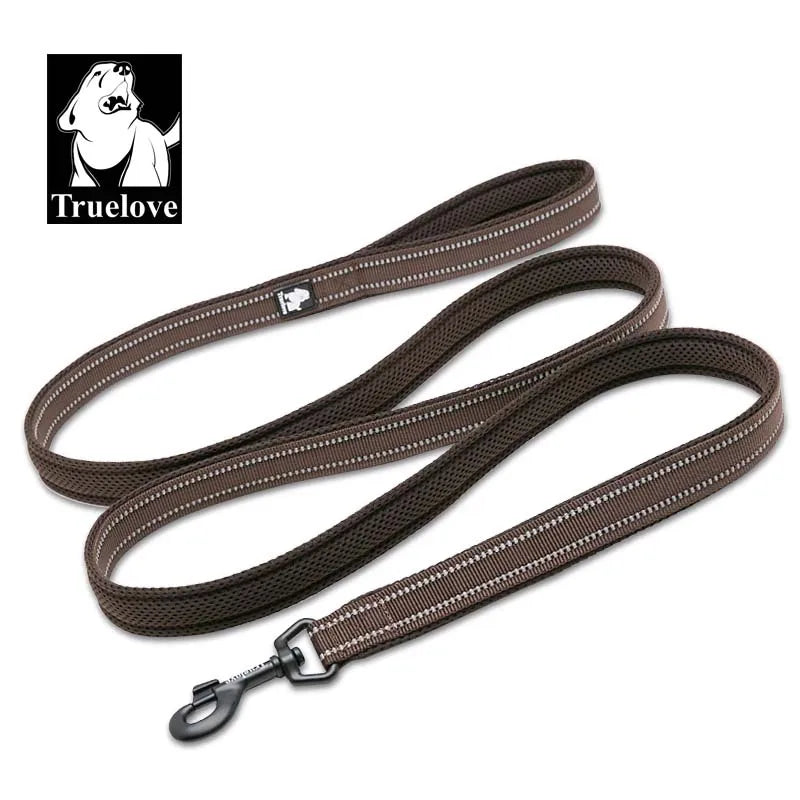 Truelove Mesh Nylon Dog Leash – Double Thickness Reflective Training Lead 200cm