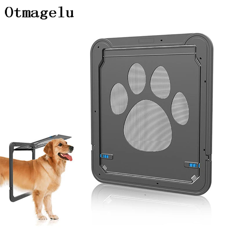 4-Way Lockable Pet Door – Safe Access Flap for Cats & Dogs