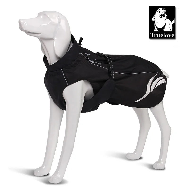 Truelove Waterproof Reflective Dog Coat – All-Weather Outdoor Rain Jacket Vest