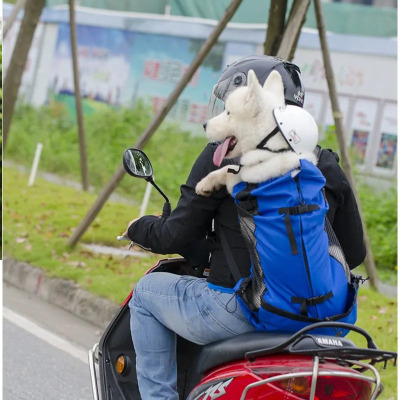 Hiking Pet Dog Carrier Travel Backpack – Breathable Outdoor Pet Bag for Dogs & Cats