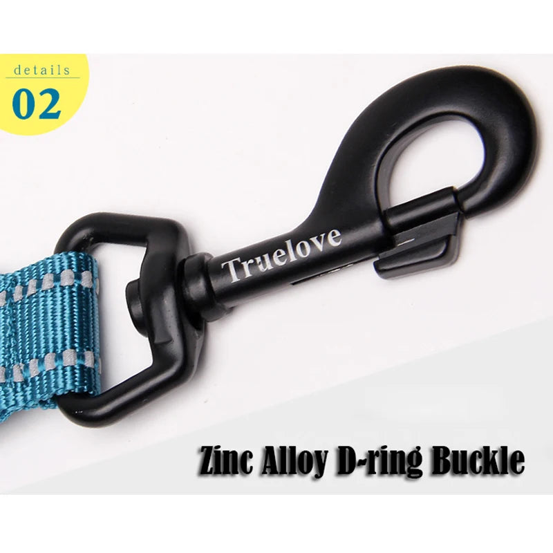 Truelove TLL2111 Soft Reflective Nylon Pet Leash – 110cm Walking & Training Lead for Dogs & Cats