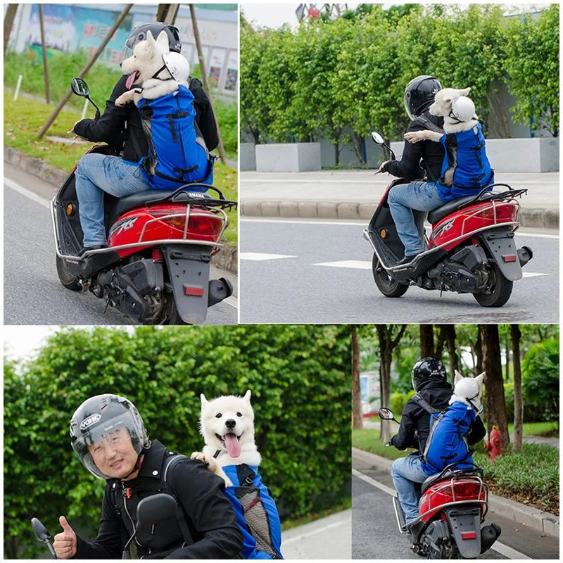 Hiking Pet Dog Carrier Travel Backpack – Breathable Outdoor Pet Bag for Dogs & Cats