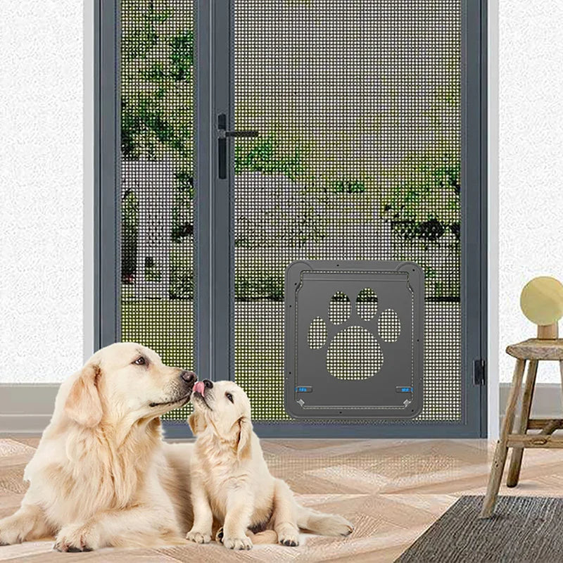 4-Way Lockable Pet Door – Safe Access Flap for Cats & Dogs