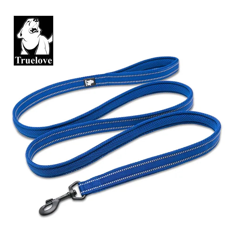 Truelove Mesh Nylon Dog Leash – Double Thickness Reflective Training Lead 200cm