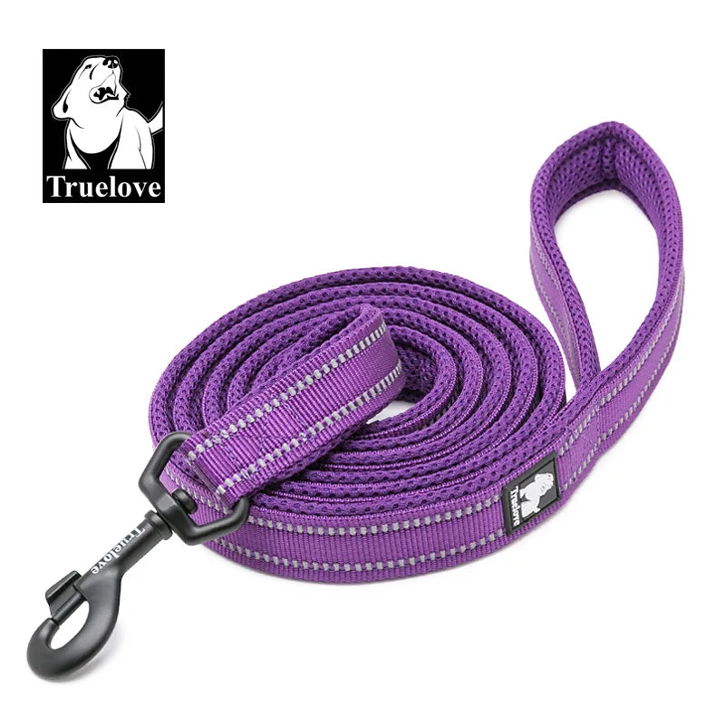 Truelove TLL2111 Soft Reflective Nylon Pet Leash – 110cm Walking & Training Lead for Dogs & Cats
