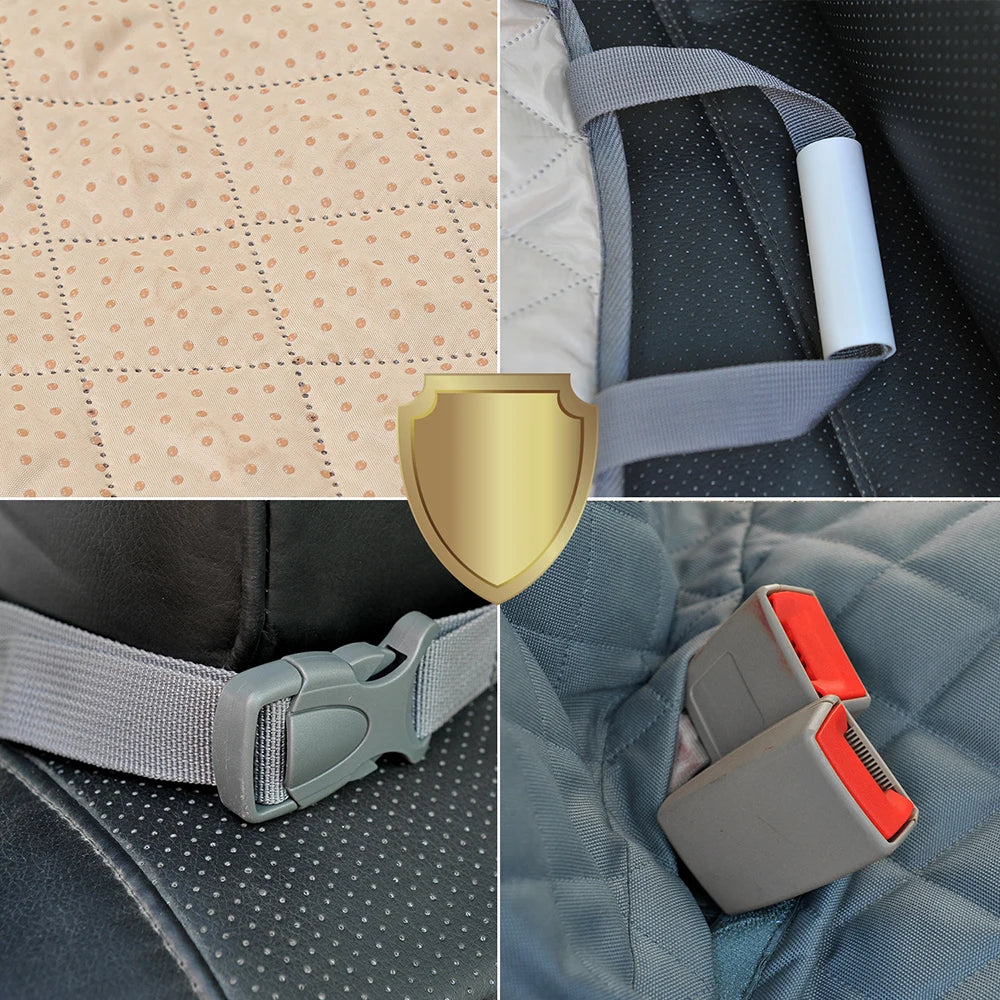 PETRAVEL Dog Car Seat Cover – Waterproof Rear Seat Hammock Protector | Pet Travel Safety Carrier Mat for Dogs
