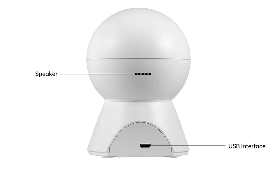 KERUI 5MP Mini Indoor WiFi Camera – Smart IP CCTV with Auto Tracking & Tuya App Support