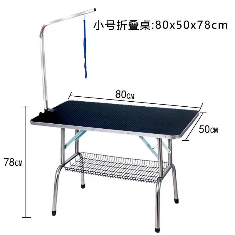 Adjustable Hydraulic Pet Grooming Table – Rotating Round Beauty Table for Small & Medium Dogs & Cats