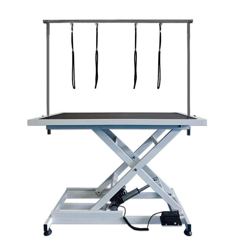 Adjustable Hydraulic Pet Grooming Table – Rotating Round Beauty Table for Small & Medium Dogs & Cats