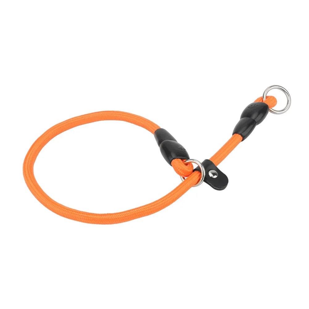 Dog Slip Collar – No-Pull Training Martingale Collar with Adjustable Stopper