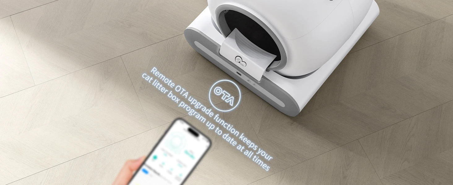 DOEL Automatic Self-Cleaning Cat Litter Box – Smart Cat Toilet with APP Control & Litter Mat for Multiple Large Cats