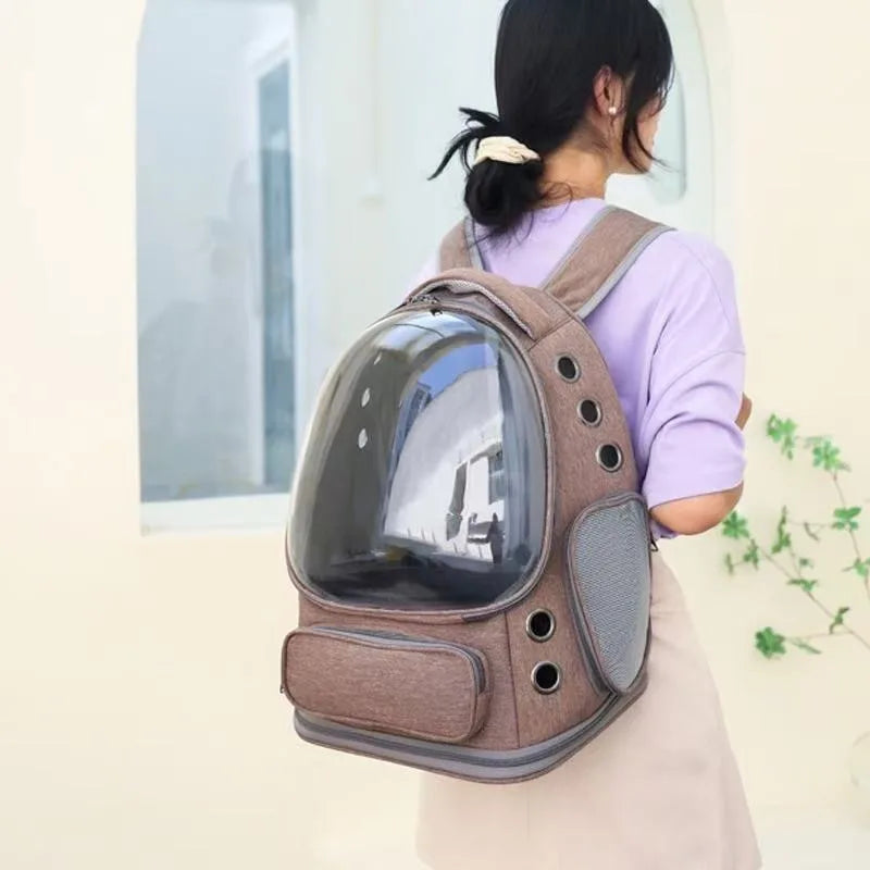 Cat Backpack Carrier – Travel Bag for Large Cats & Small Dogs (MXDYP01)