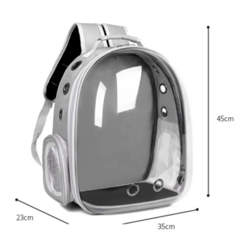 Space Capsule Cat Backpack – Transparent Breathable Pet Travel Bag (2025 Model)