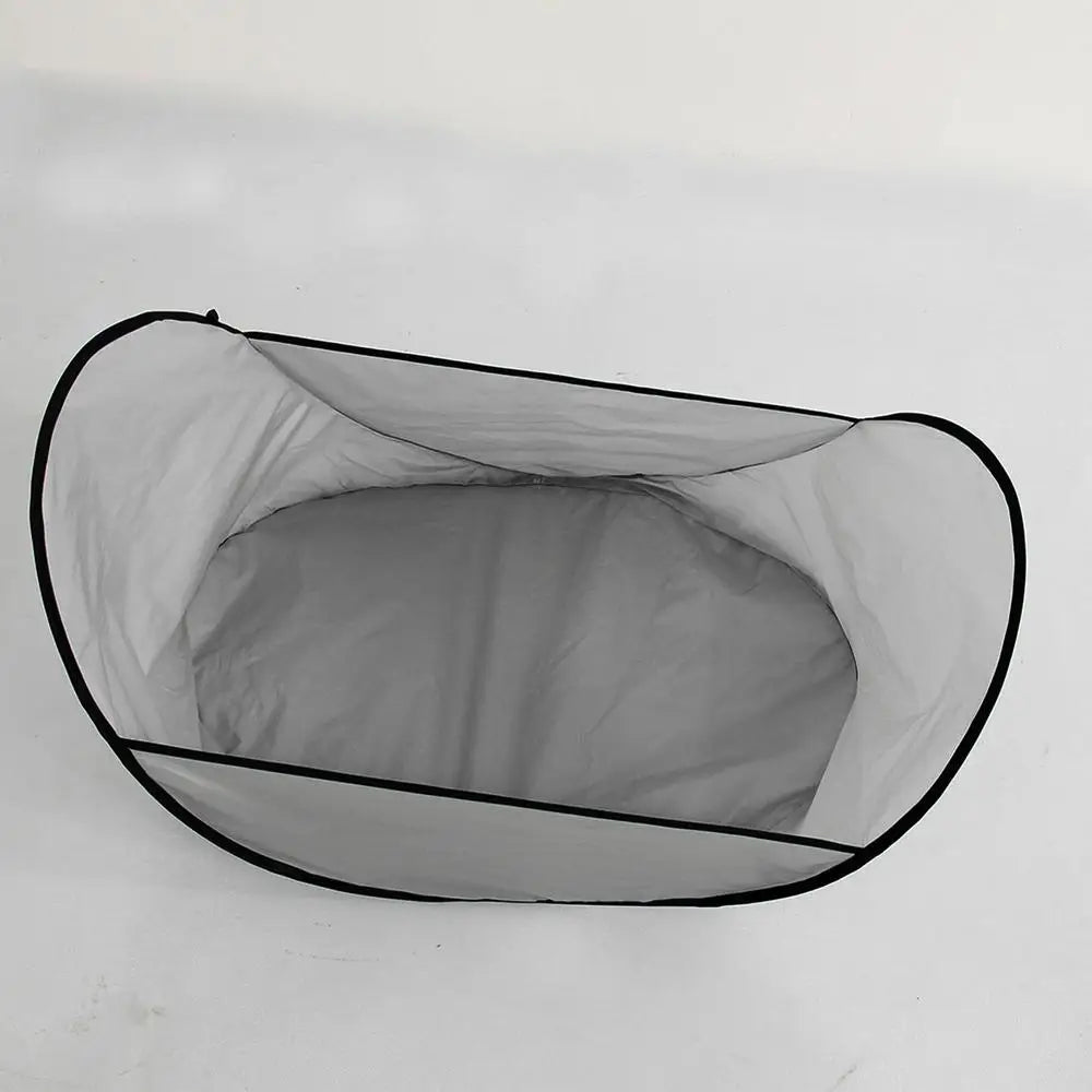 Pet Hair Cutting Cape – Folding Shearing Bib for Dog & Puppy Grooming, Hair Catching Cape