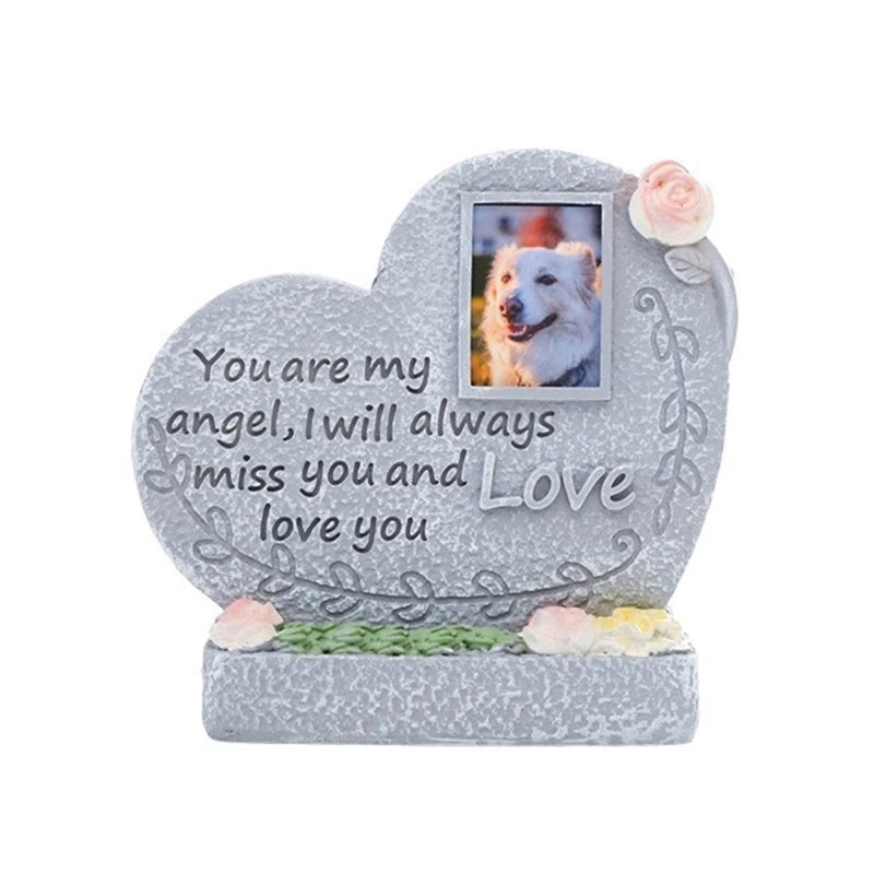 Pet Remembrances Tombstone Weatherproof Cats and Dog Headstones for Eternalize Memory