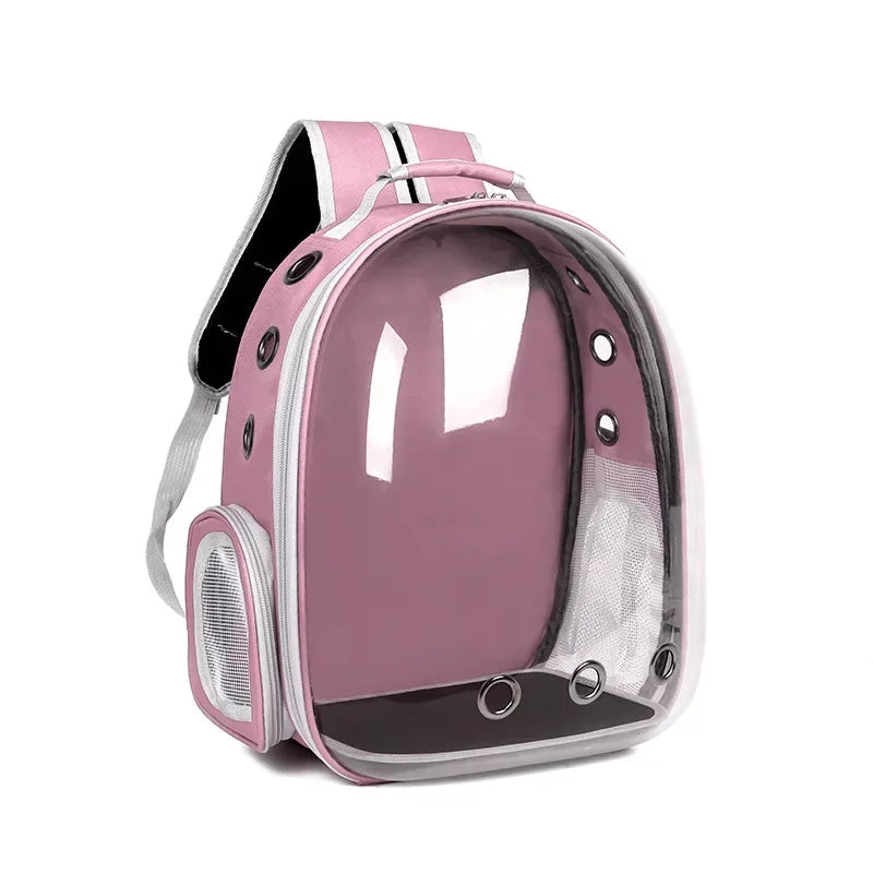 Space Capsule Cat Backpack – Transparent Breathable Pet Travel Bag (2025 Model)