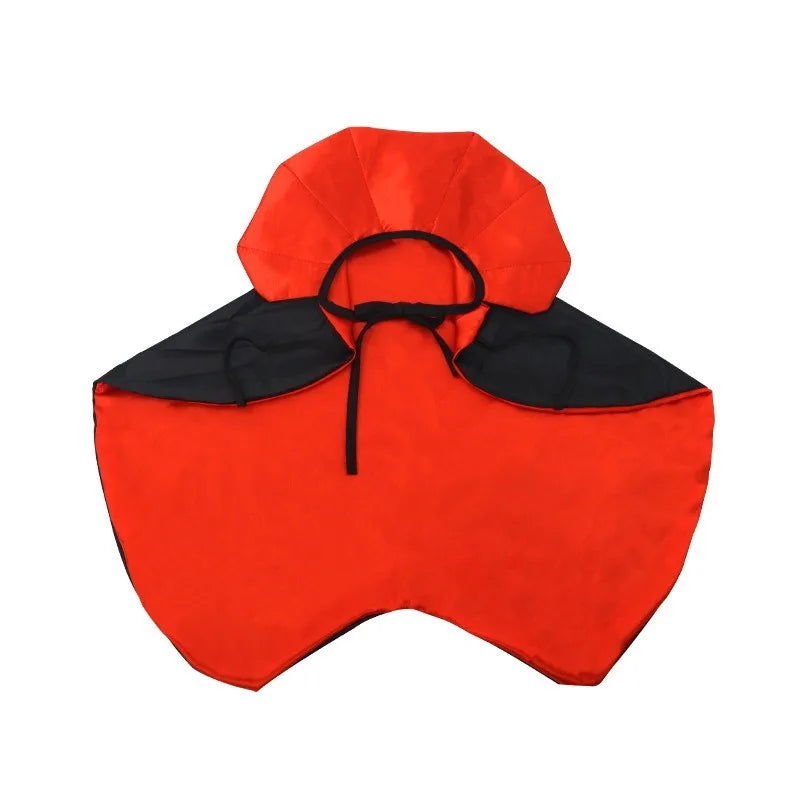 Halloween Vampire Cape – Red & Black Cloak for Cats & Dogs