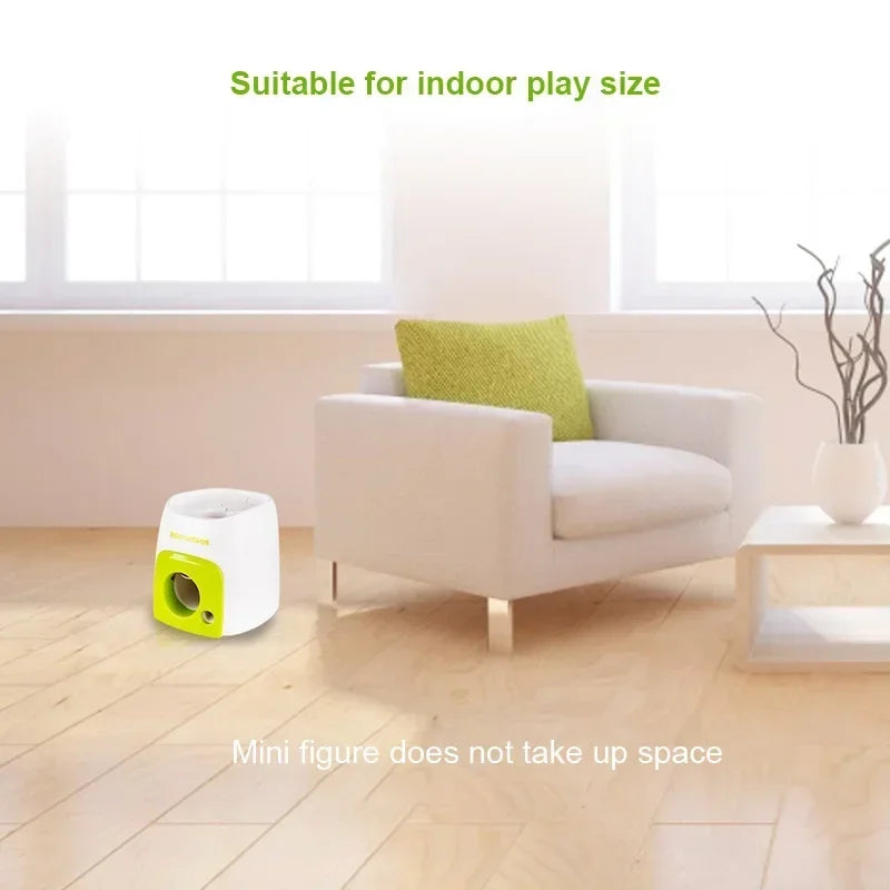 Automatic Tennis Ball Launcher – Interactive Toy & Treat Dispenser for Dogs & Cats
